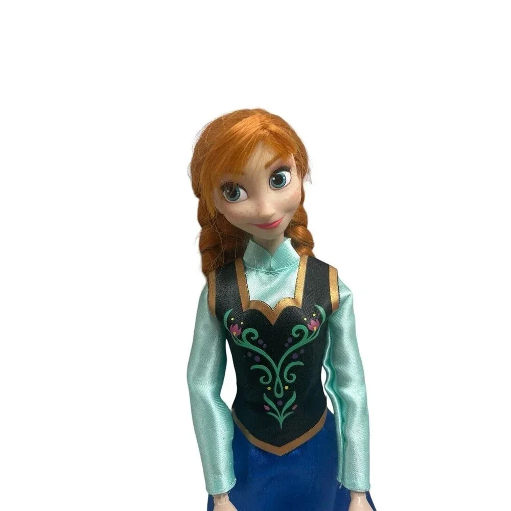 Disney Frozen Anna Barbie Fashion Doll Hasbro Red Hair Braids